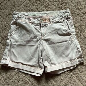 Pilcro & The Letterpress Cotton Blend Hyphen Chino Shorts Preppy Cottage Sz 26